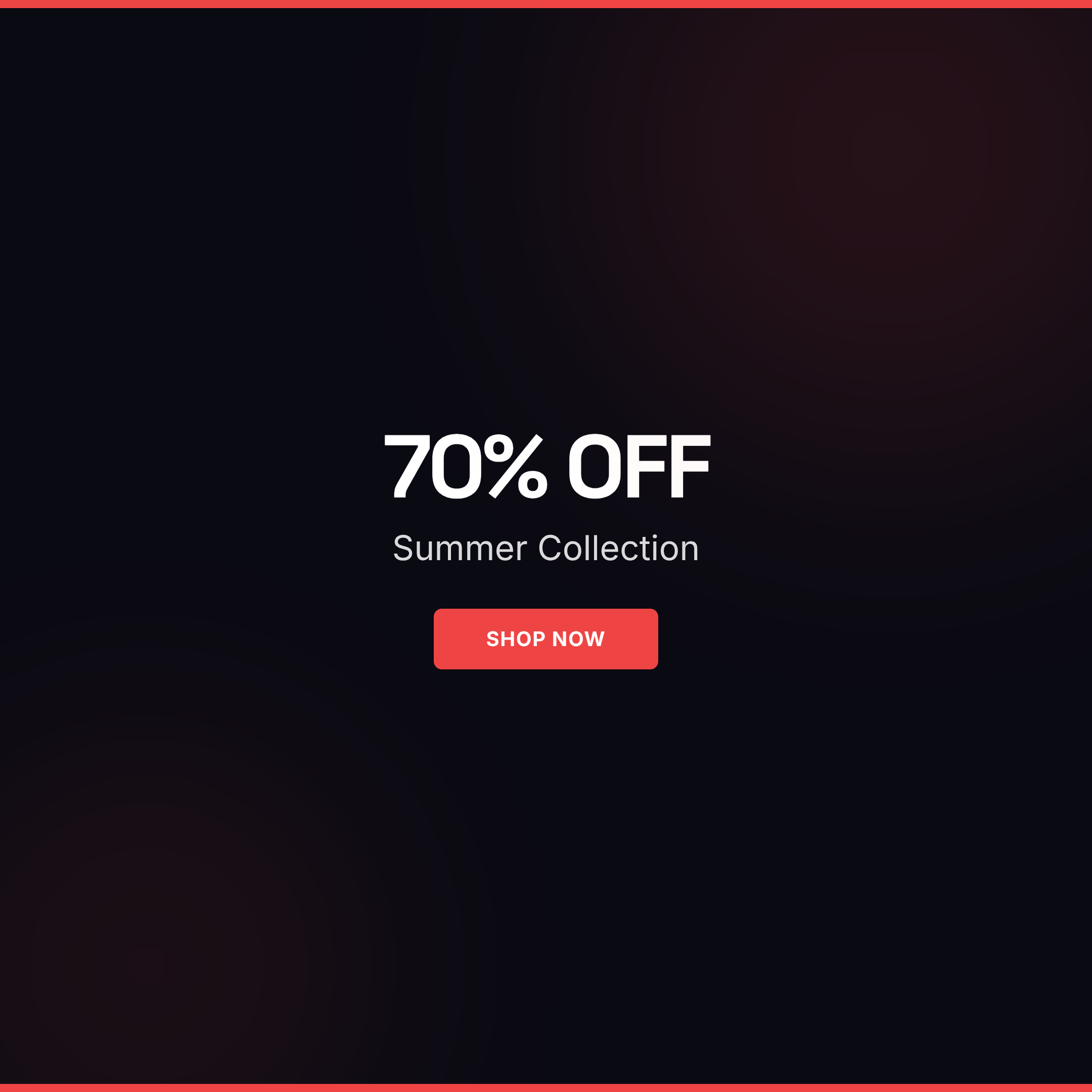 Urgent flash sale banner with bold typography